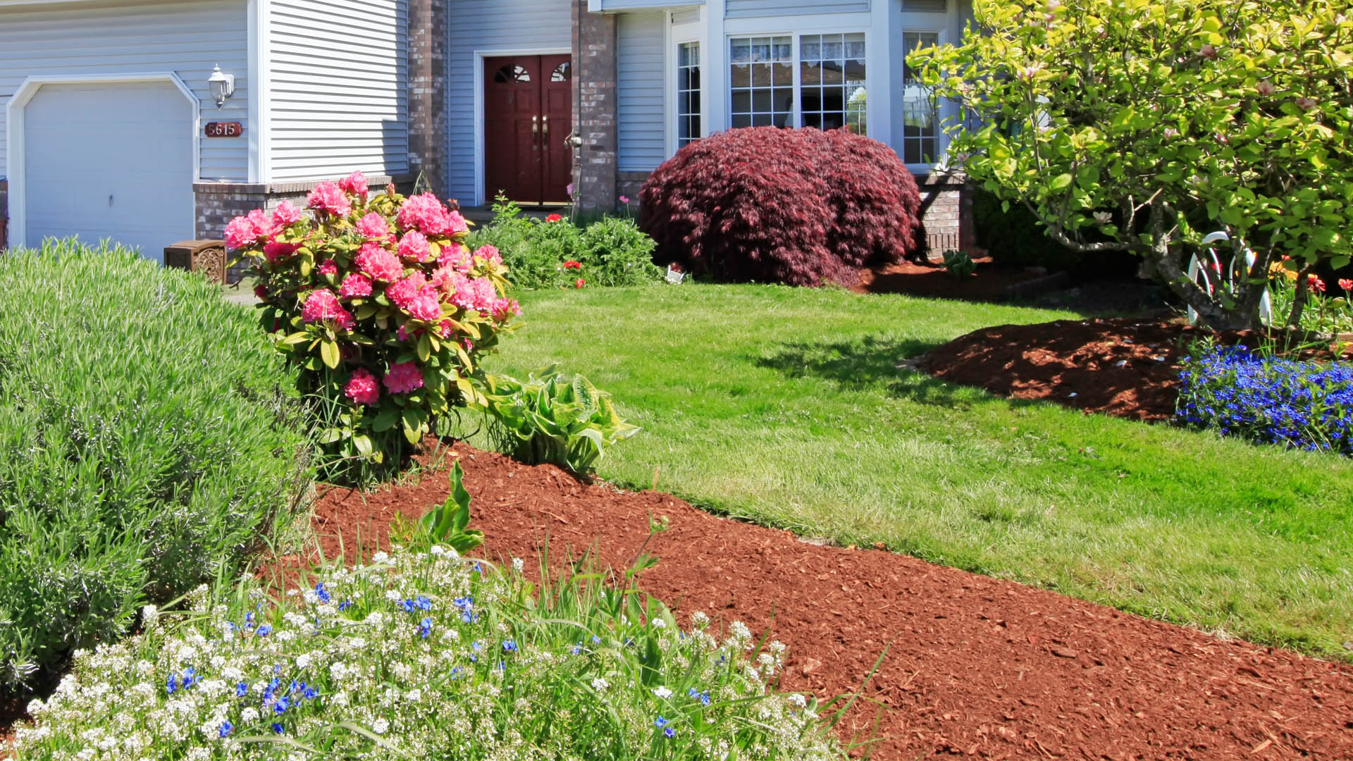 Professional landscaping design and installation service.